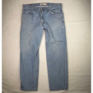 Levis 550 Relaxed Fit Light Wash Jeans Mens Size 38x30 Denim‎ Pants